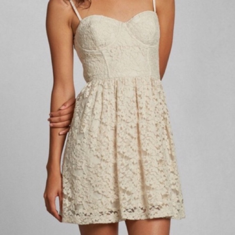 Abercrombie & Fitch Lace Dress S - Picture 9 of 9